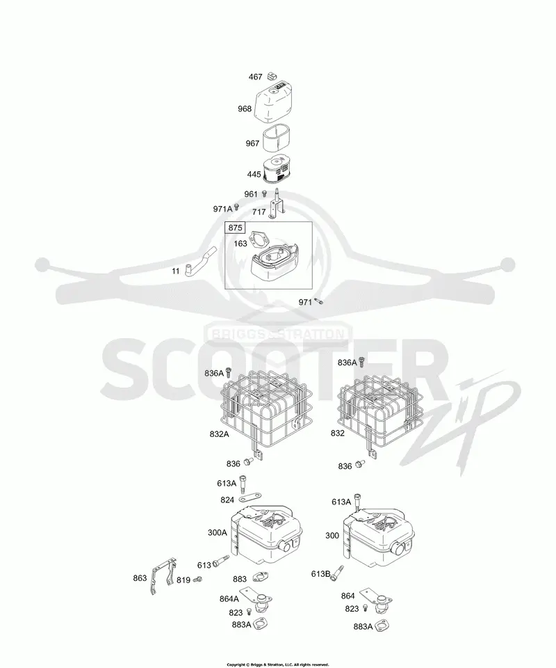 Air Cleaner, Muffler