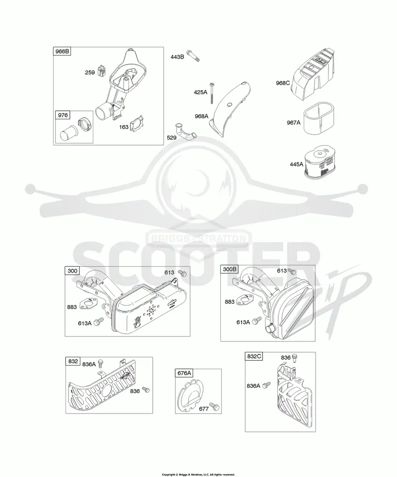 Air Cleaner, Exhaust System