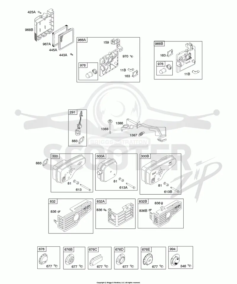 Air Cleaner, Exhaust System