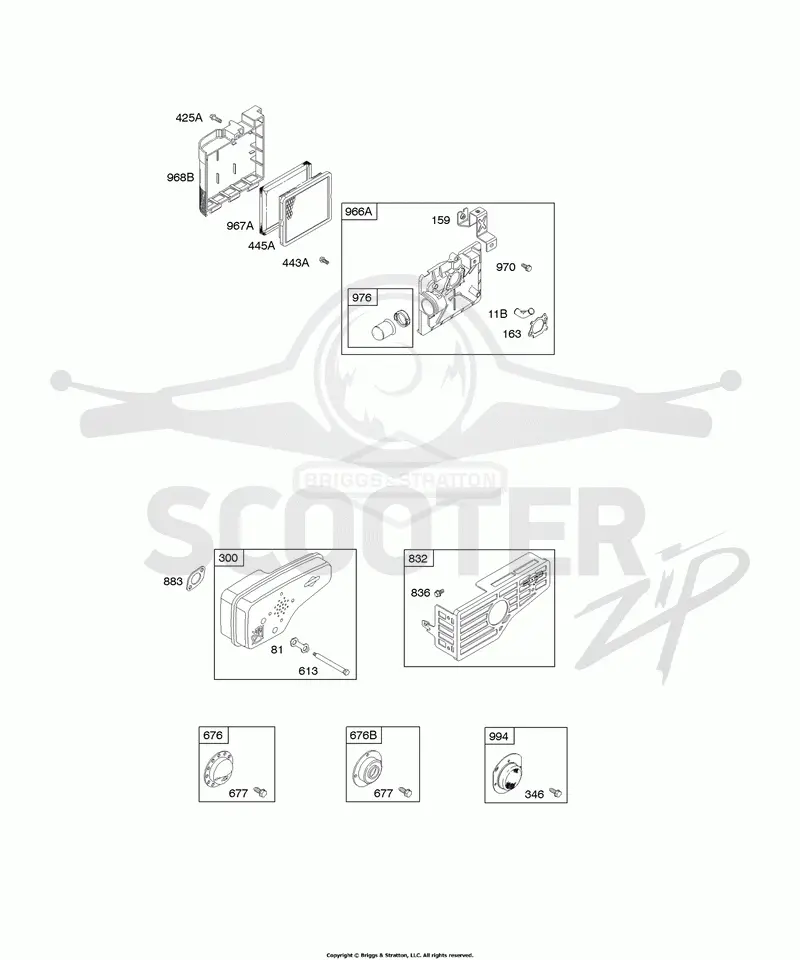 Air Cleaner, Exhaust System