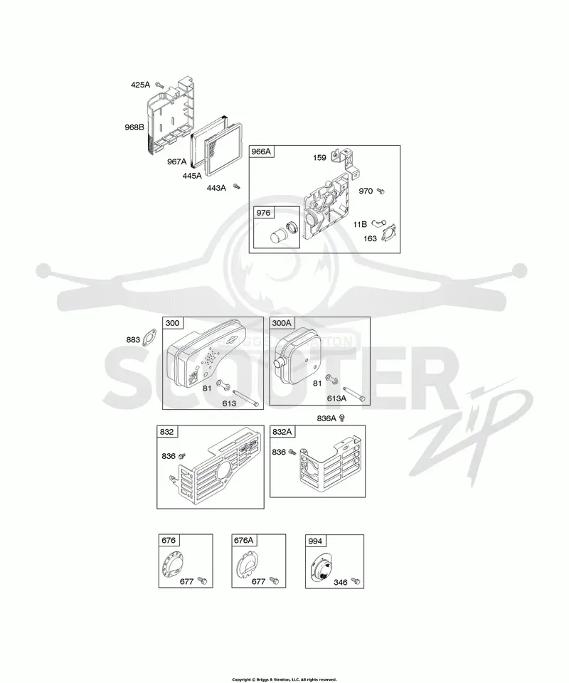 Air Cleaner, Exhaust System