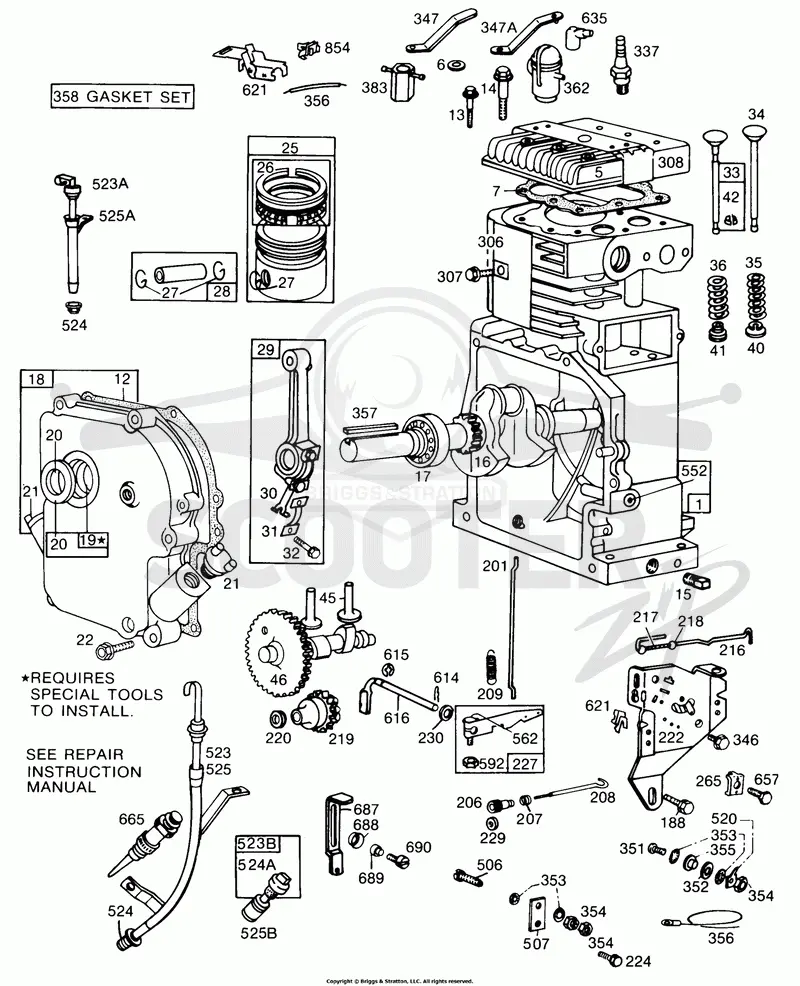 Cyl,Crankcase,Piston,Control
