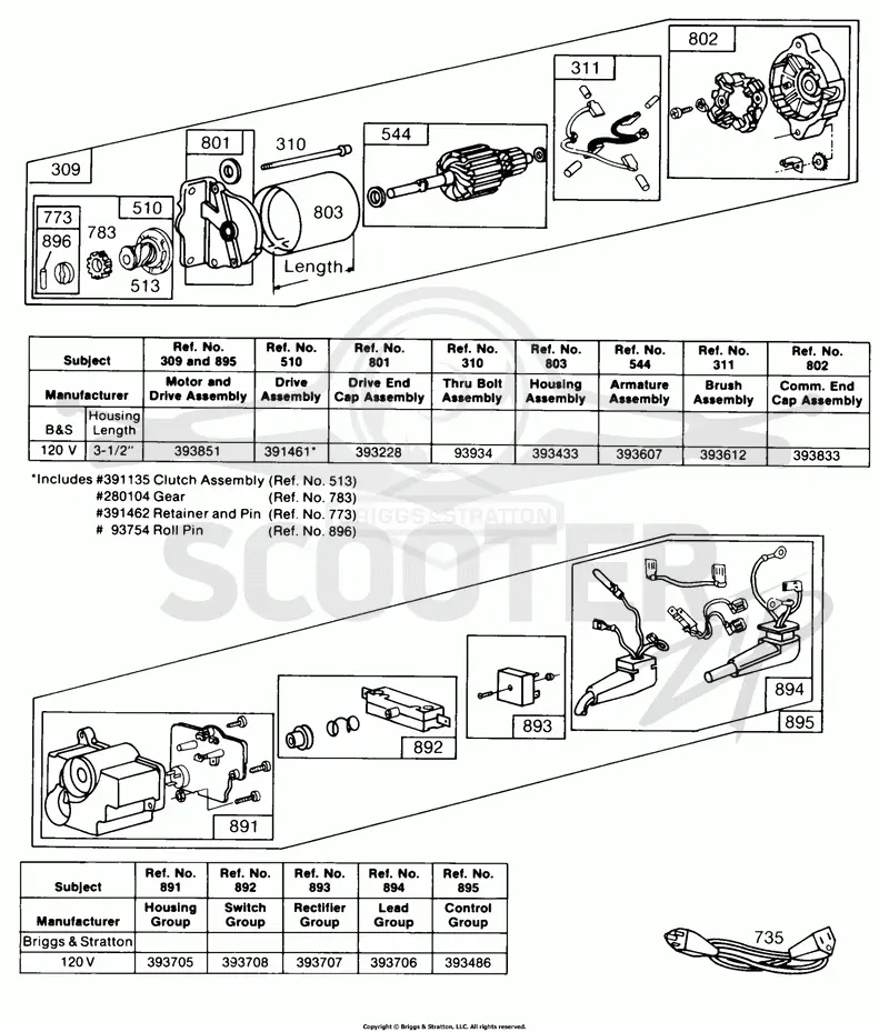 Electric Starter and Starter