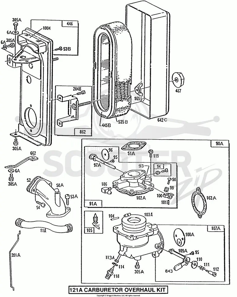 Carburetor, Air Cleaner Grp