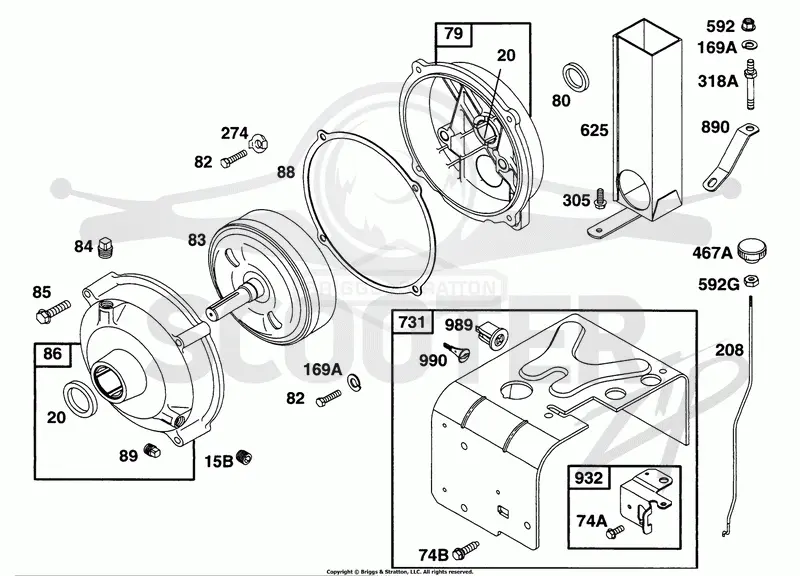 Gear Reducer Assy, Sno Guard