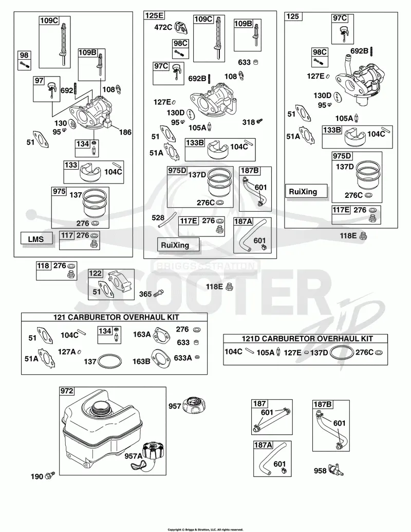 Carburetor, Fuel Supply