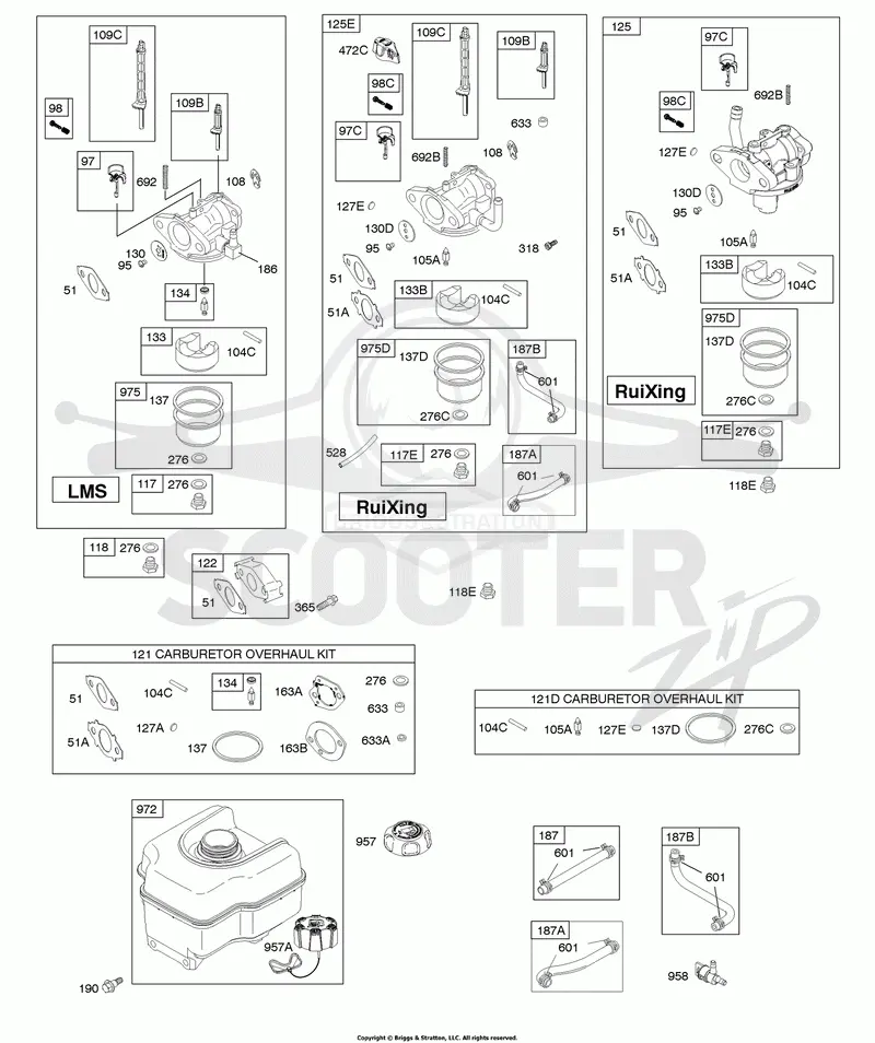 Carburetor, Fuel Supply