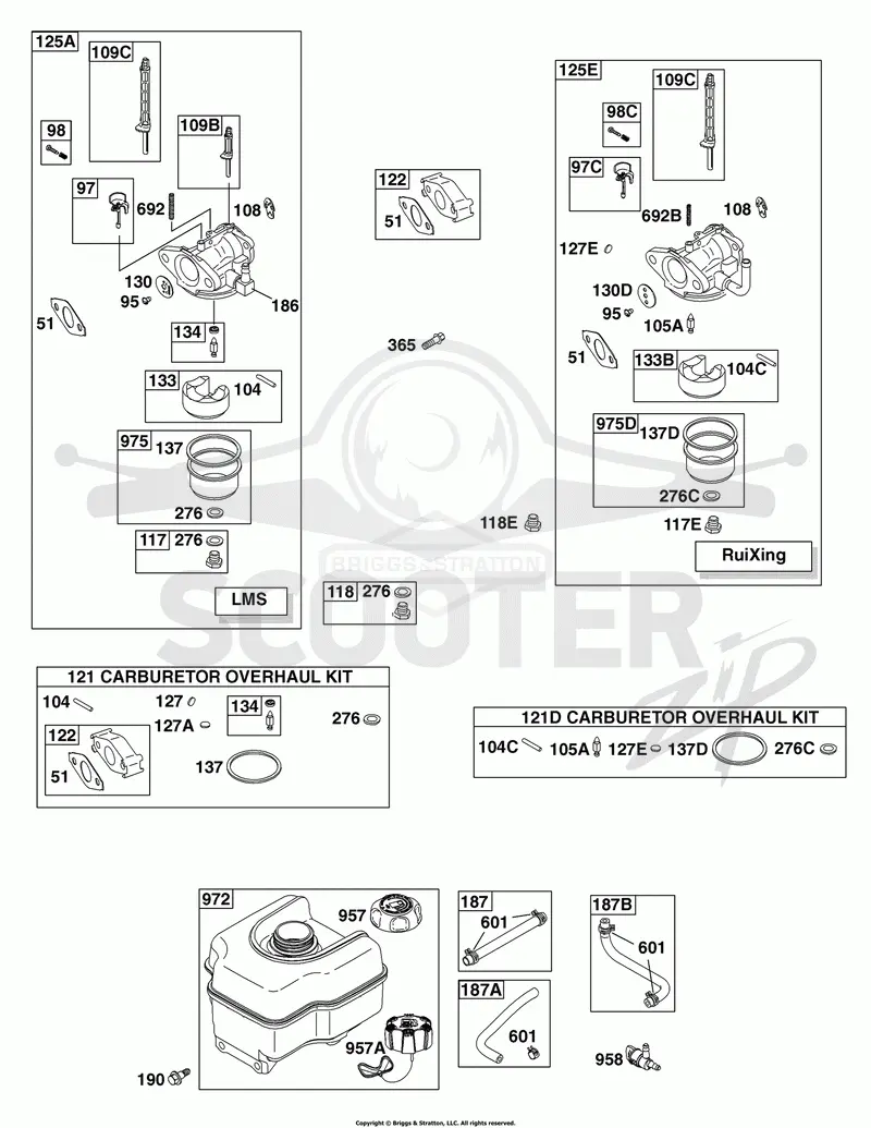 Carburetor, Fuel Supply