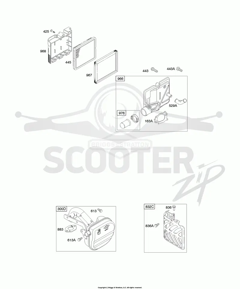 Air Cleaner, Exhaust System