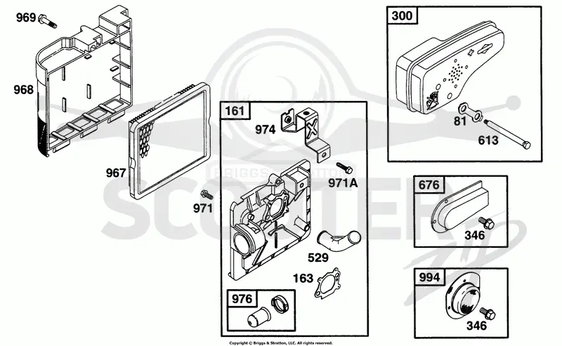 Air Cleaner Grp, Muffler Grp