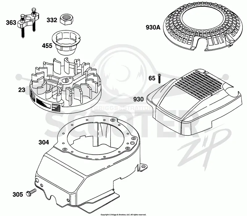 Blower Hsg, Flywheel