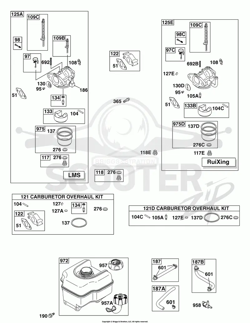 Carburetor, Fuel Supply