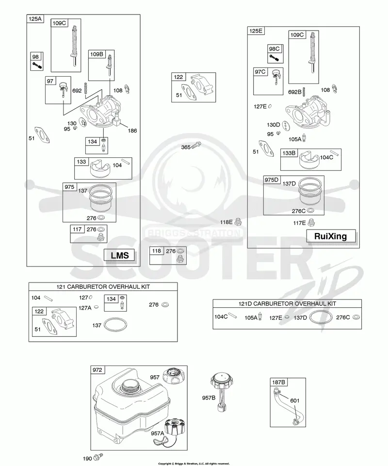 Carburetor, Fuel Supply
