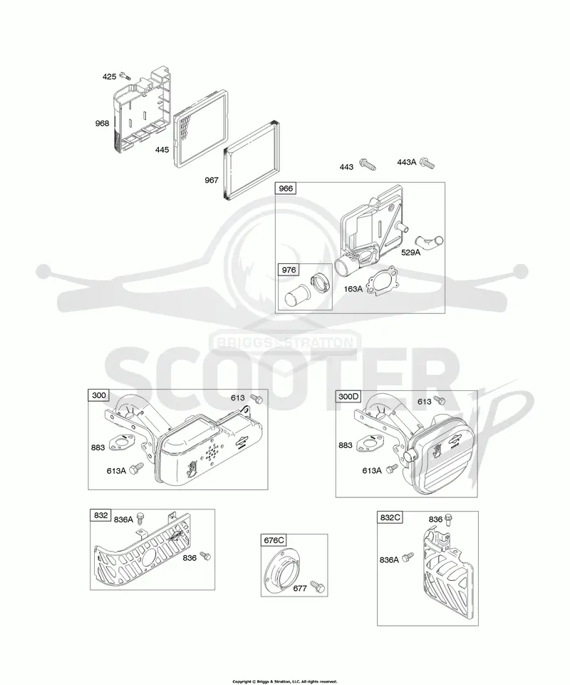 Air Cleaner, Exhaust System