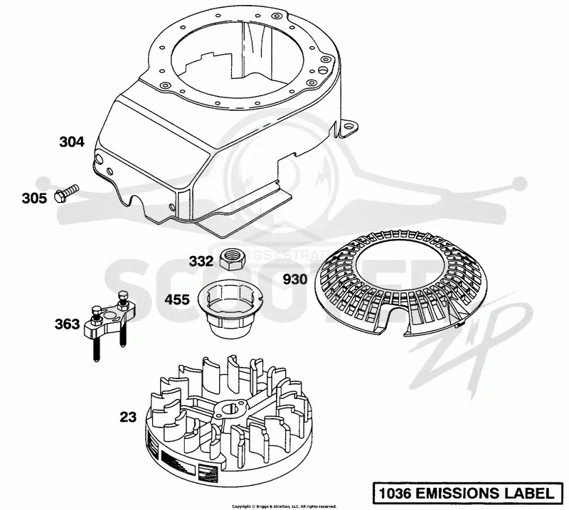 Blower Hsg, Flywheel