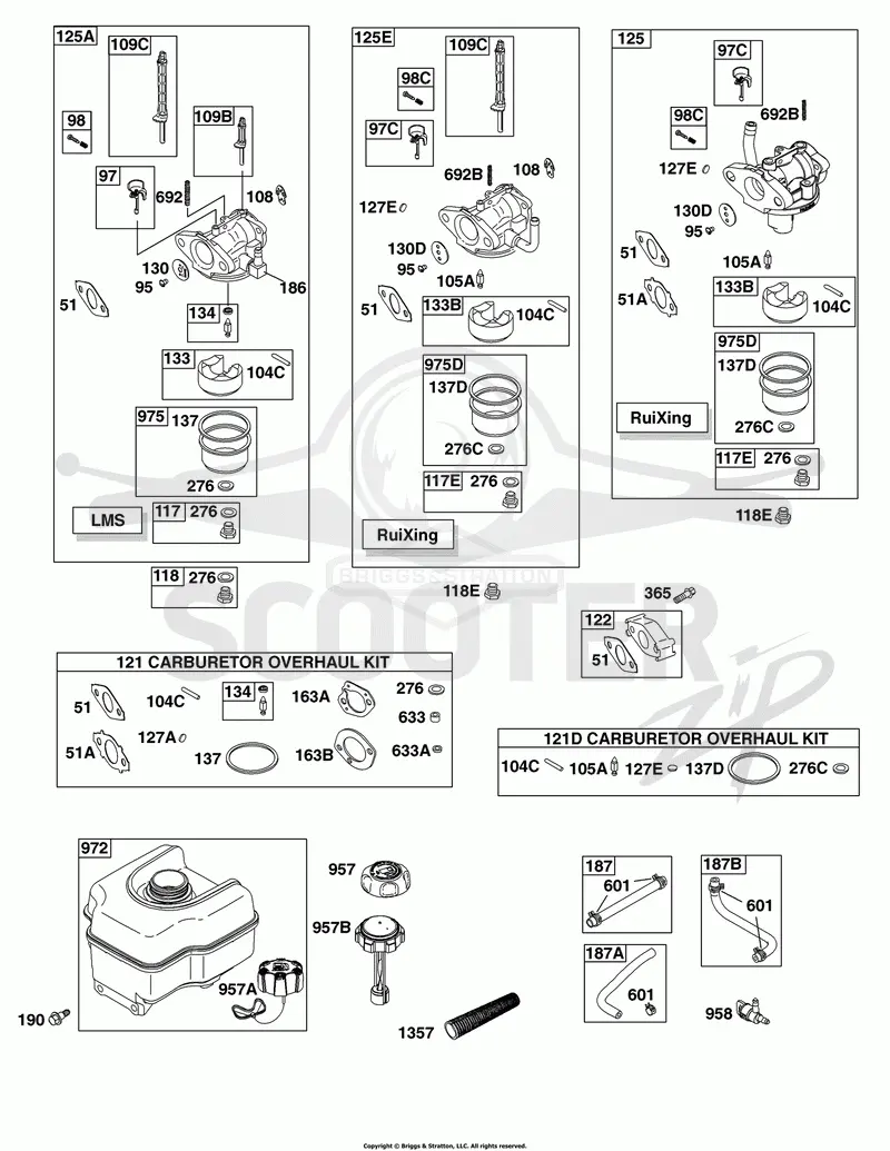 Carburetor, Fuel Supply