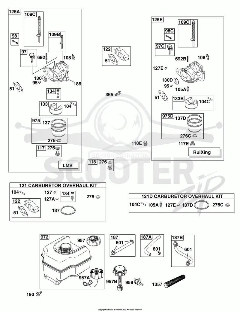 Carburetor, Fuel Supply
