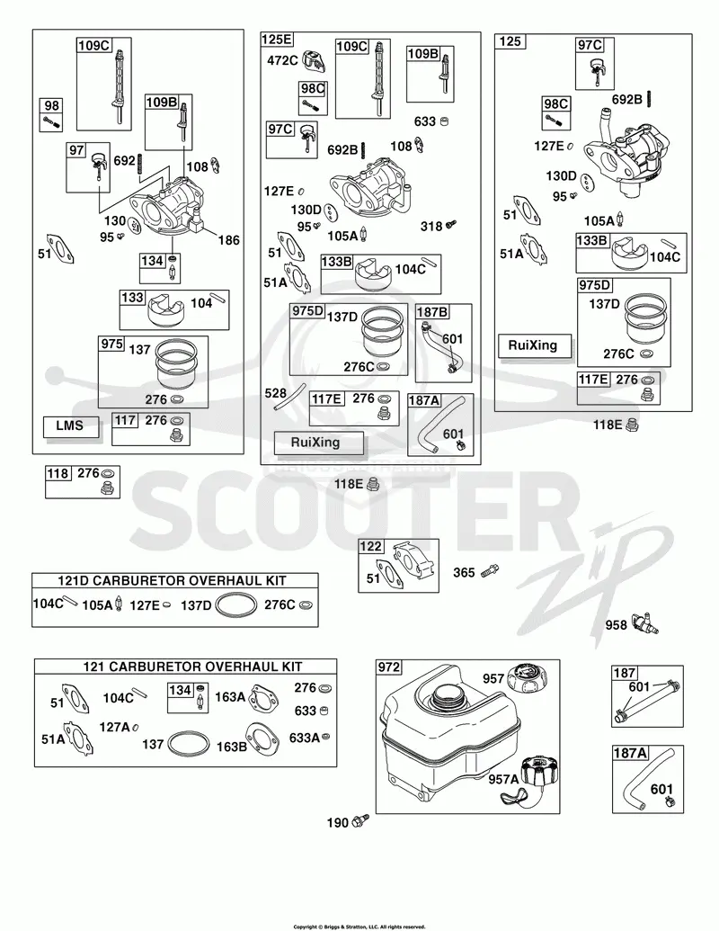 Carburetor, Fuel Supply