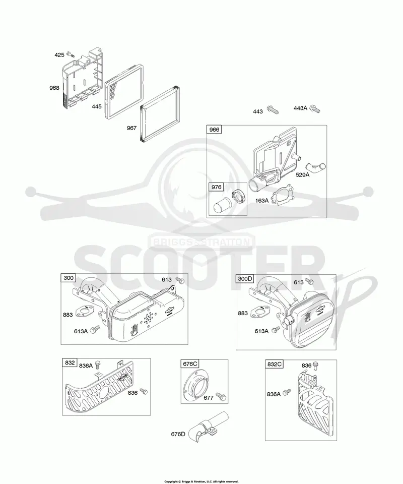 Air Cleaner, Exhaust System