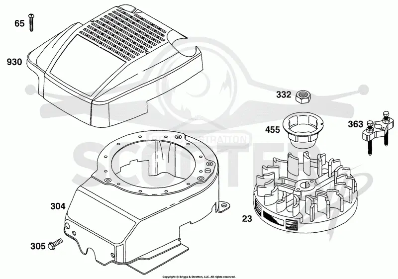 Blower Hsg, Flywheel