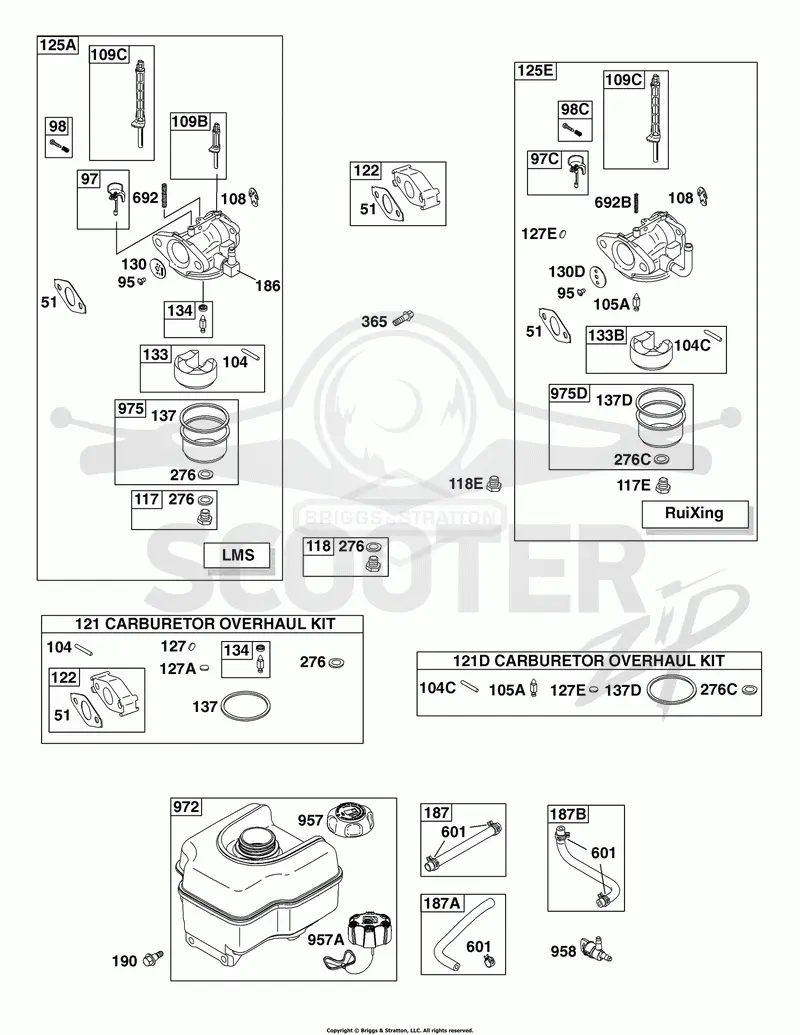 Carburetor, Fuel Supply
