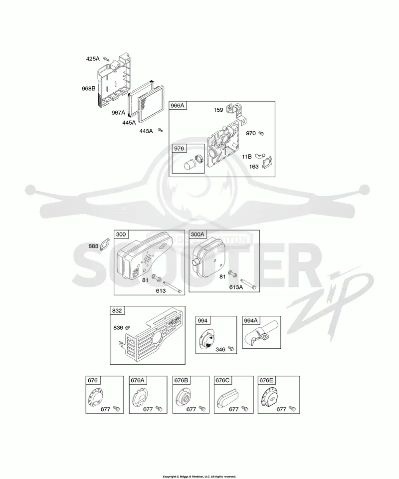 Air Cleaner, Exhaust System