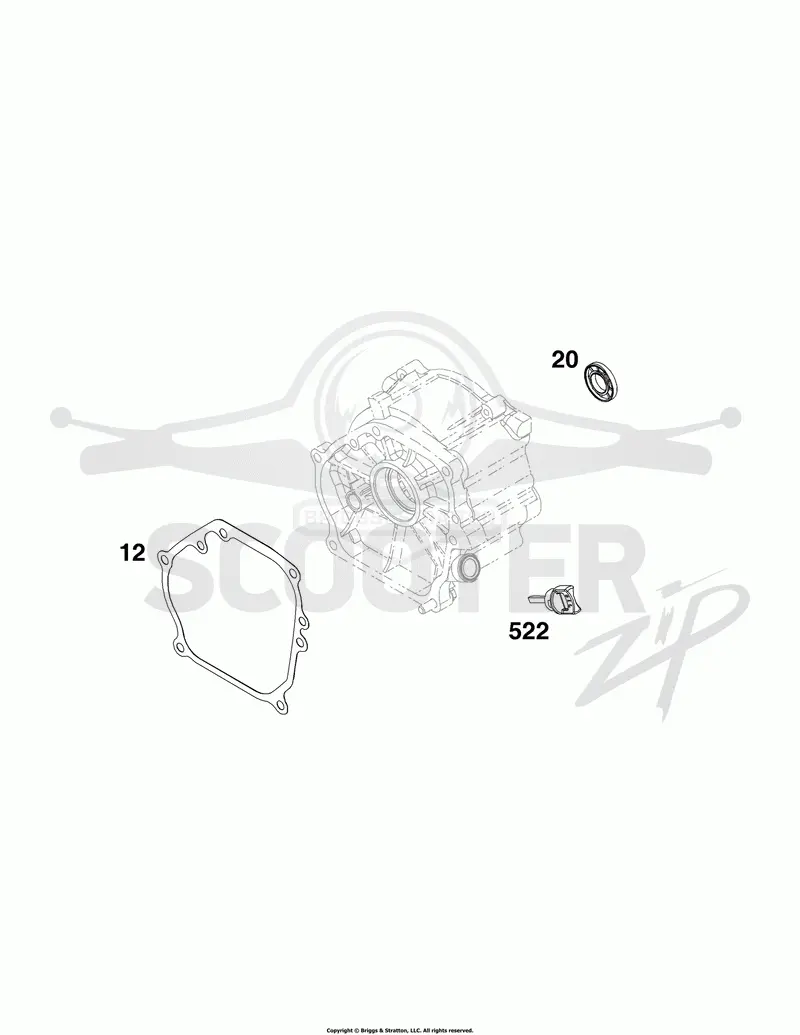 Crankcase/Sump and Lubrication Group