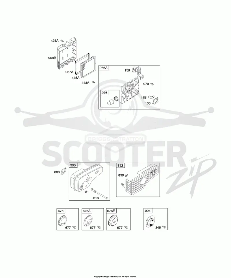 Air Cleaner, Exhaust System