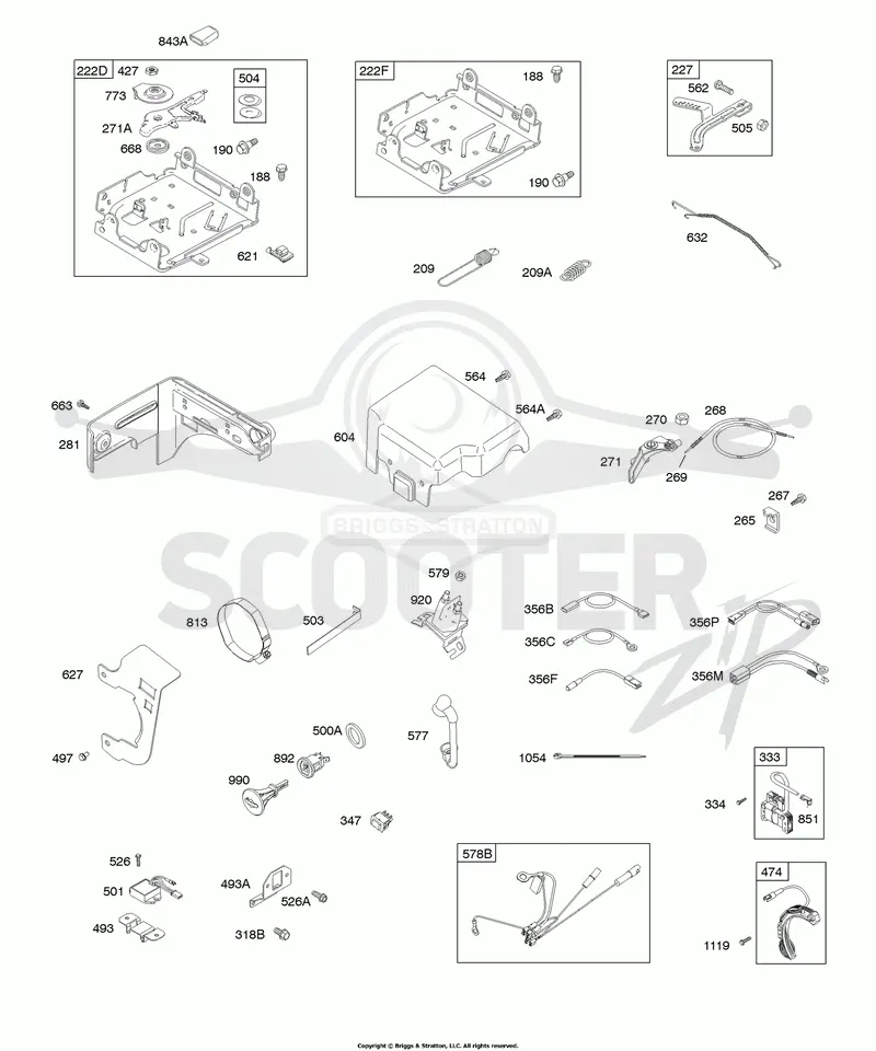Controls, Governor Spring, Ignition