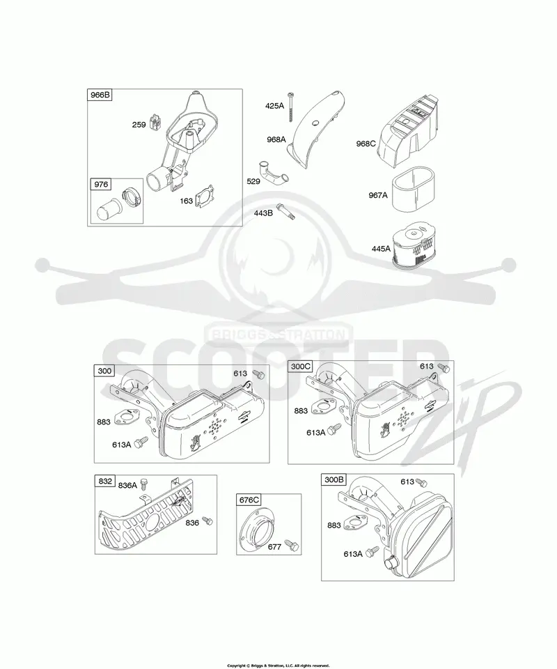 Air Cleaner, Exhaust System