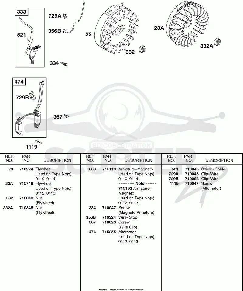 FLYWHEEL, IGNITION