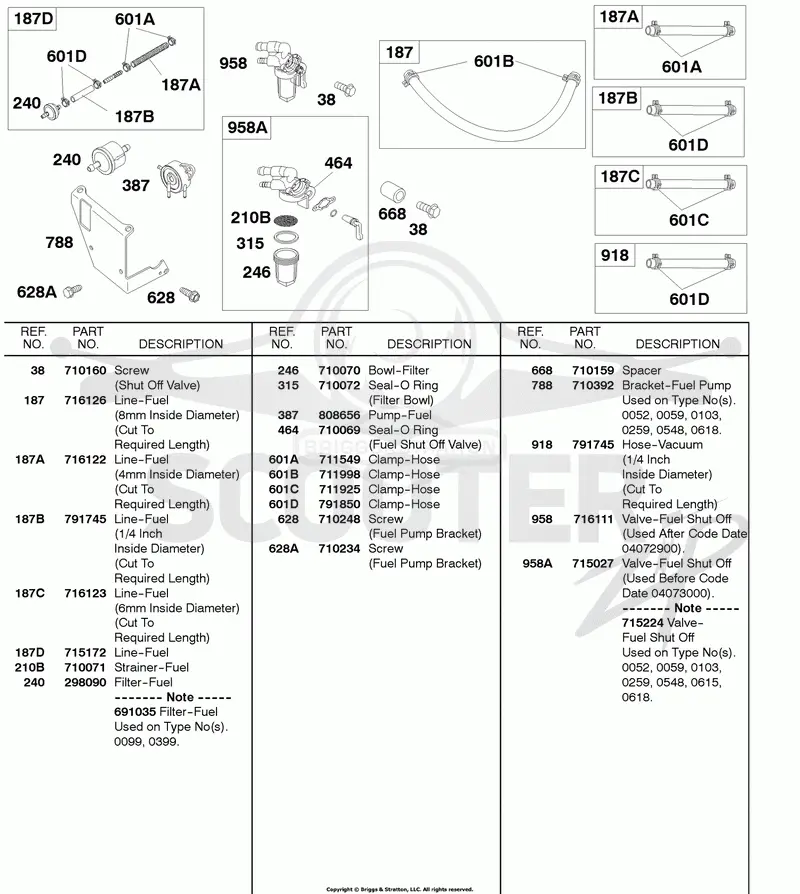 Fuel Lines, Fuel Filters