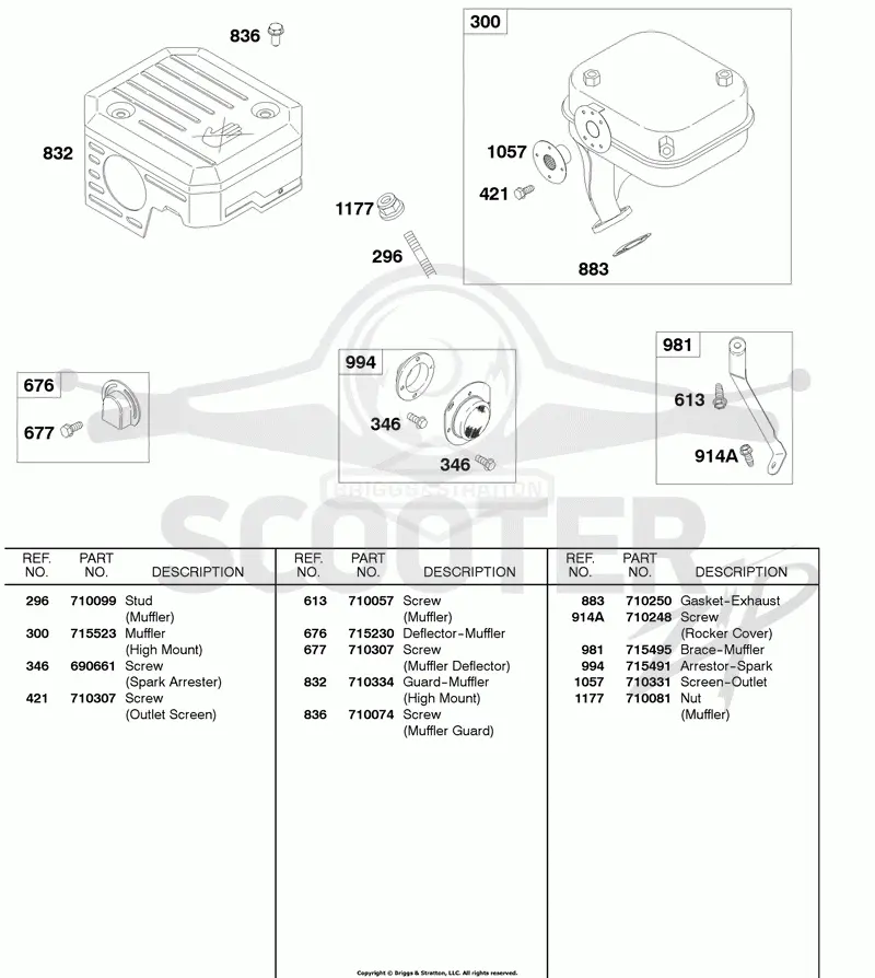 Muffler (Hi-Mount)