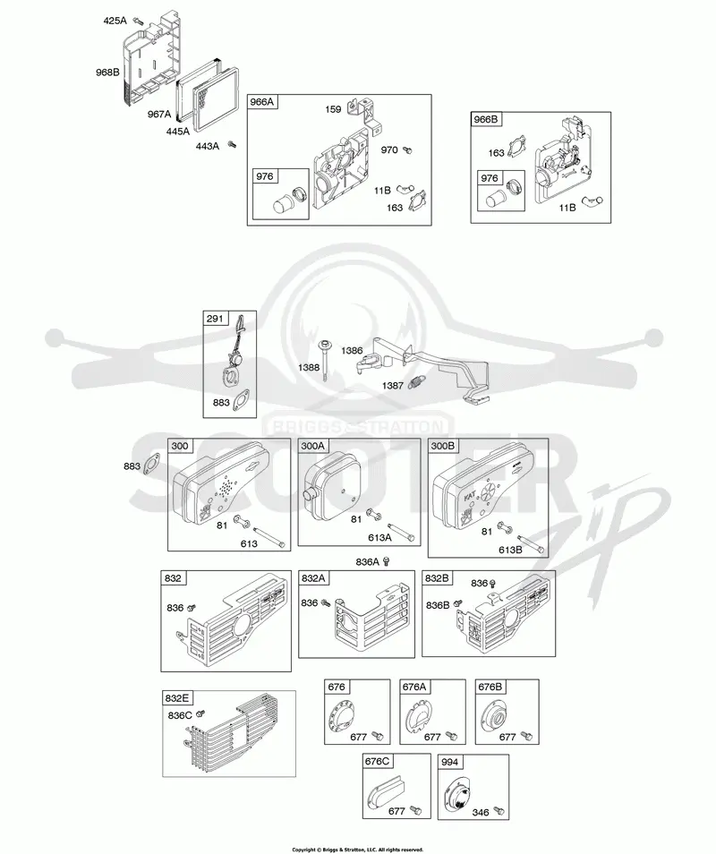 Air Cleaner, Exhaust System