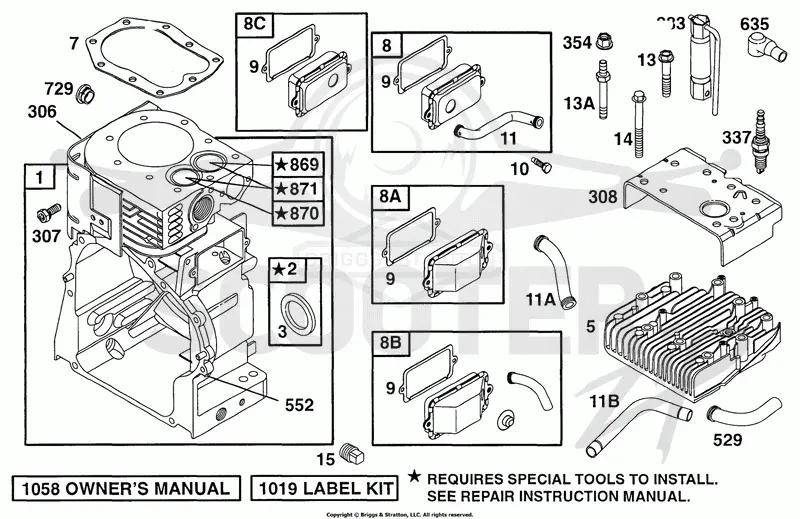 Cylinder, Head