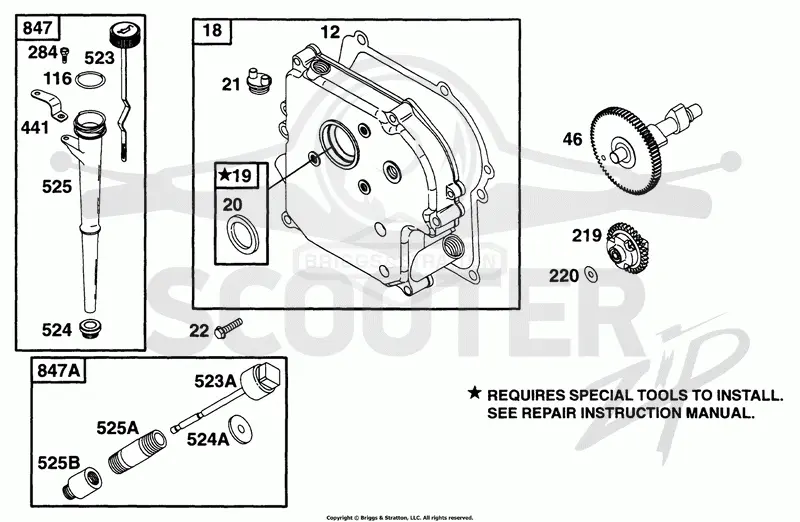 Crankcase Cvr, Cam, Oil Fill