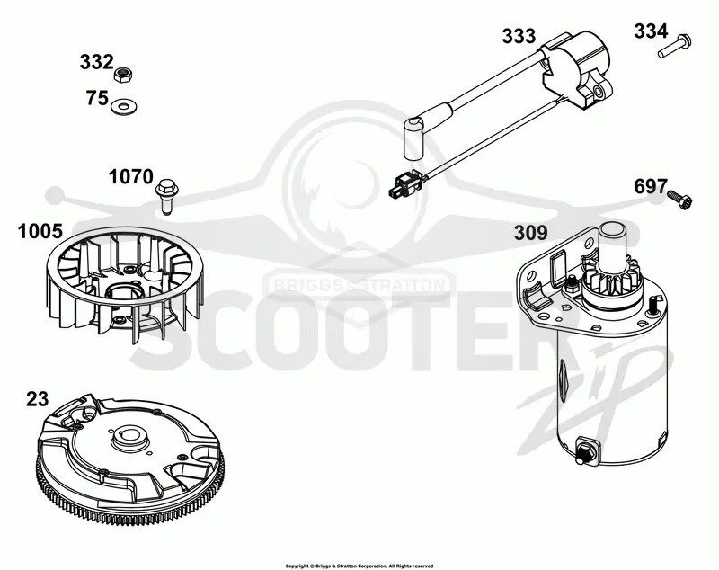 Flywheel, Ignition, and Starter Group