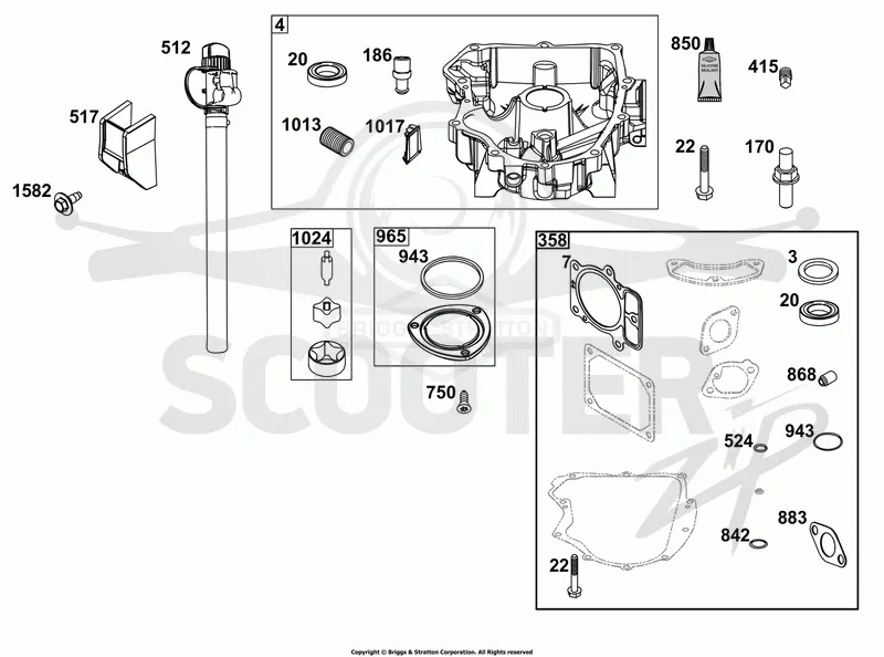 Crankcase Cover/Sump Group