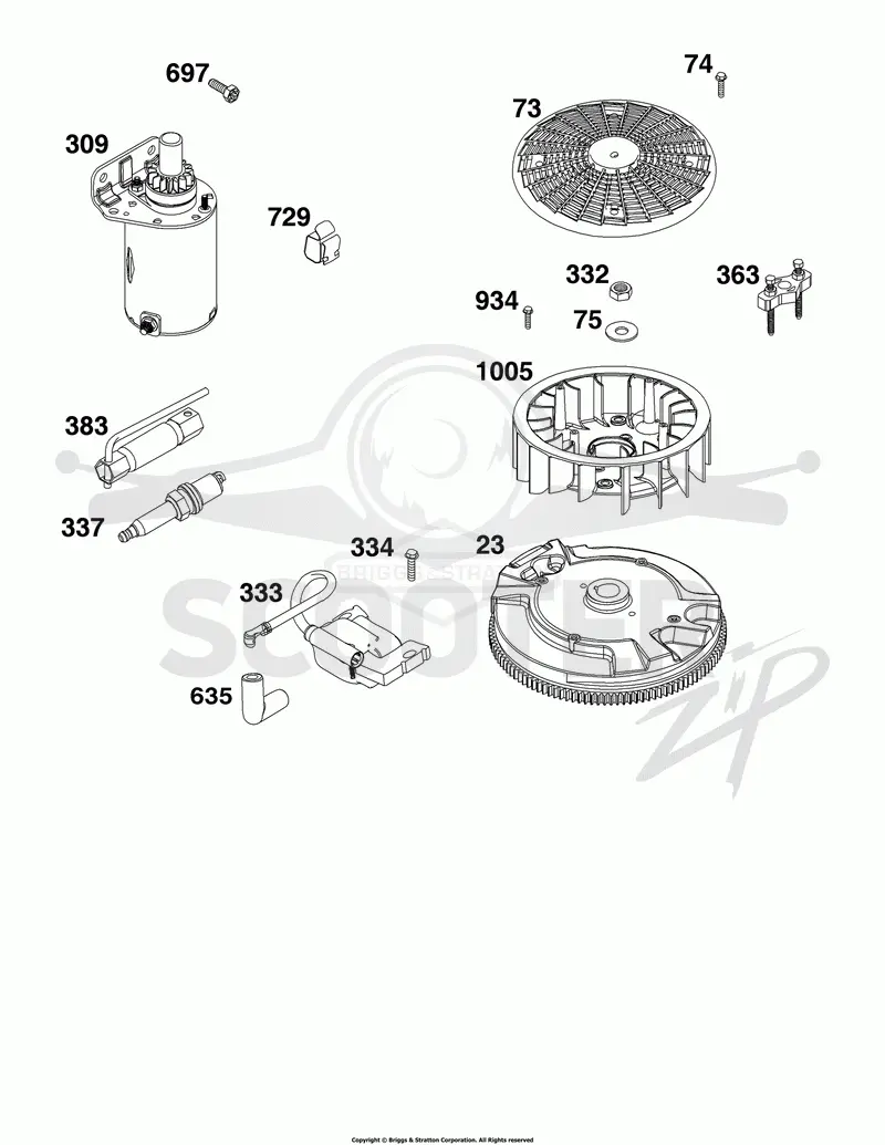 Flywheel, Ignition, and Starter Group