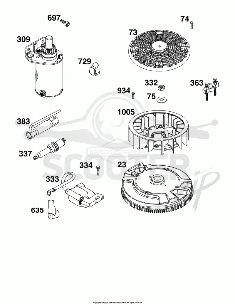Flywheel, Ignition, and Starter Group