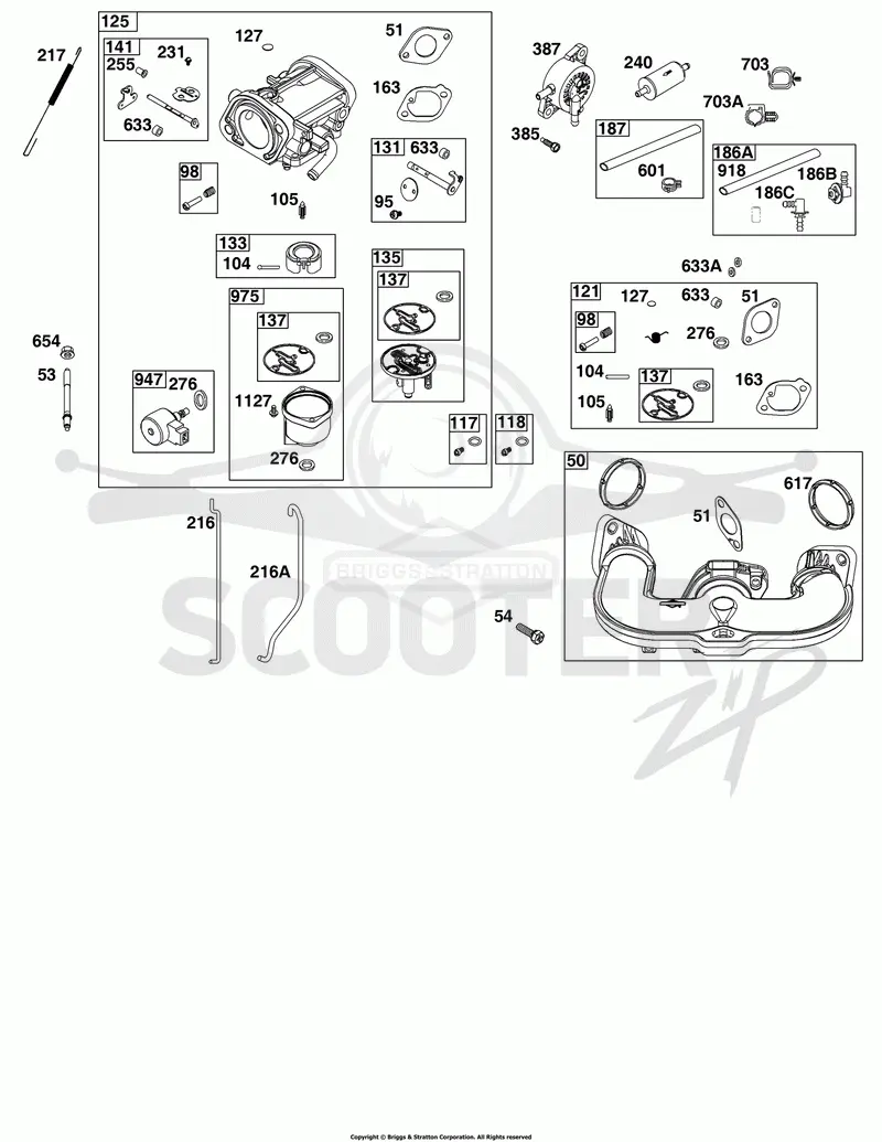 Carburetor and Fuel Supply Group