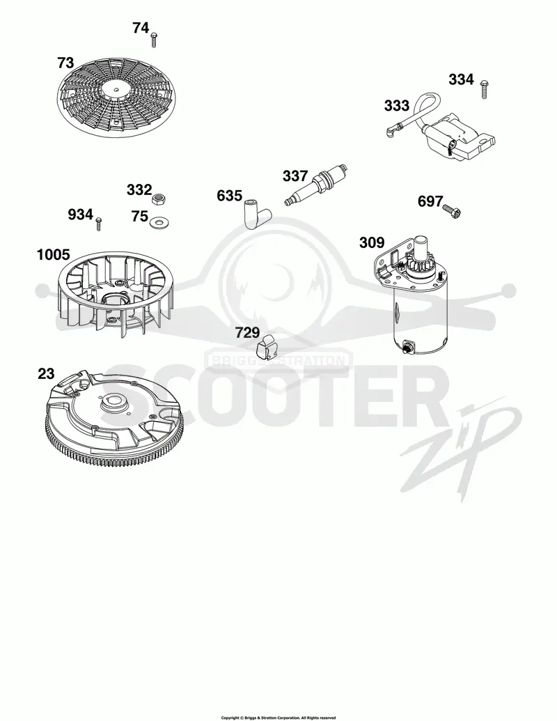 Flywheel, Ignition, and Starter Group