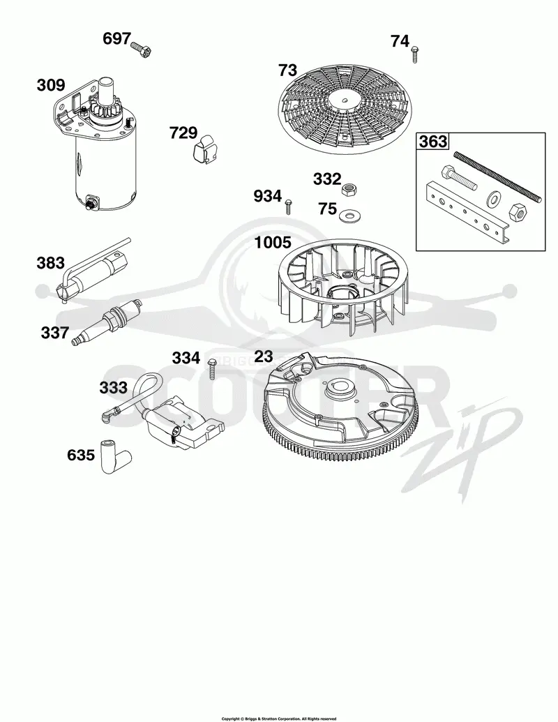 Flywheel, Ignition, and Starter Group