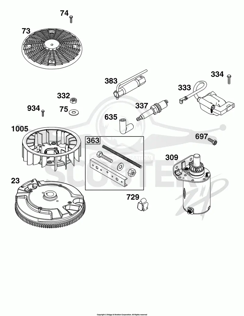 Flywheel, Ignition, and Starter Group