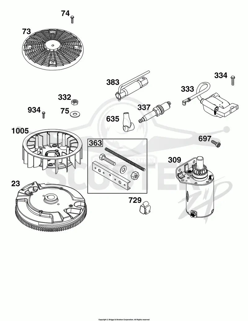 Flywheel, Ignition, and Starter Group