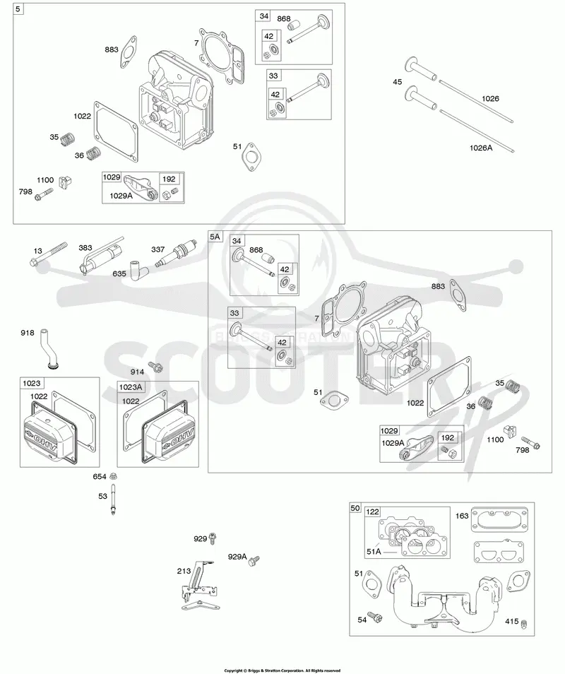 Cylinder Head, Rocker Arm Cover, Intake Manifold