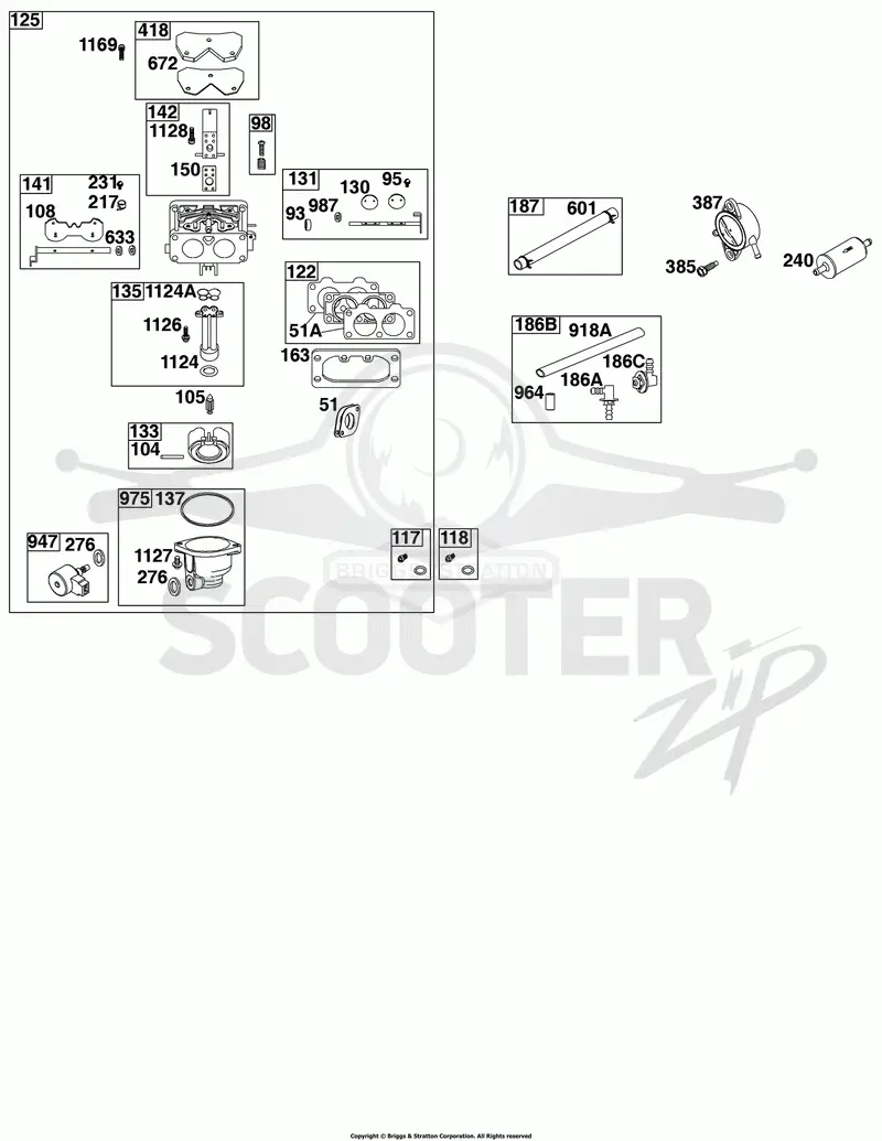 Carburetor, Fuel Supply