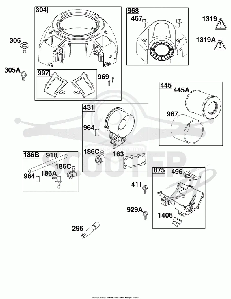 Blower Housing, Air Cleaner