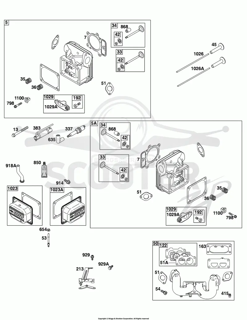 Cylinder Head, Rocker Arm Cover, Intake Manifold