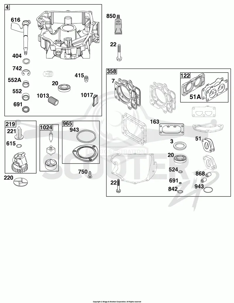Crankcase Cover/Sump Group
